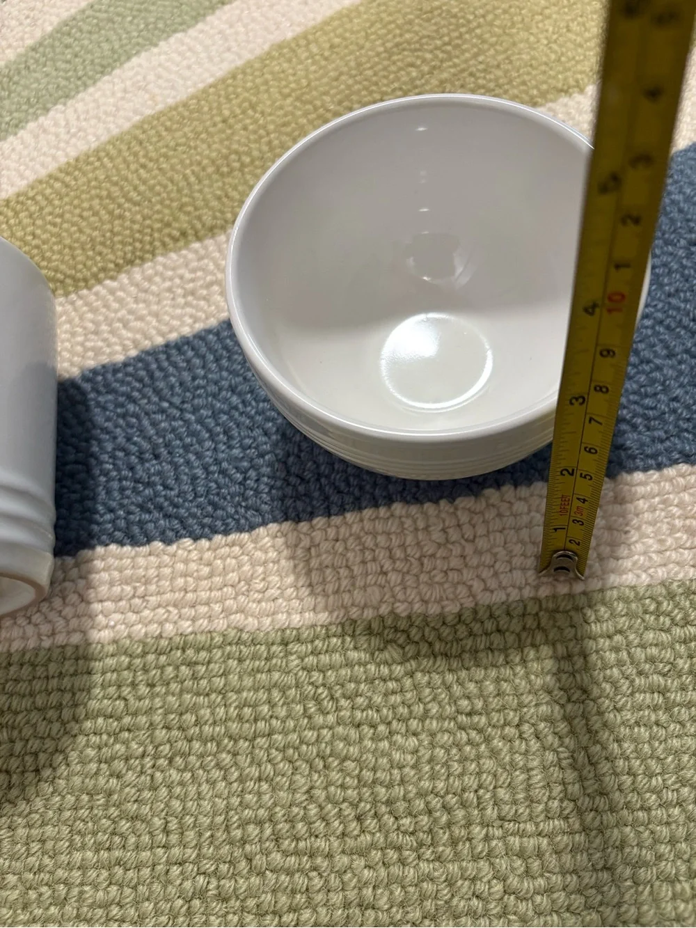Le Creuset White Stoneware Mug & Rice Bowl Set